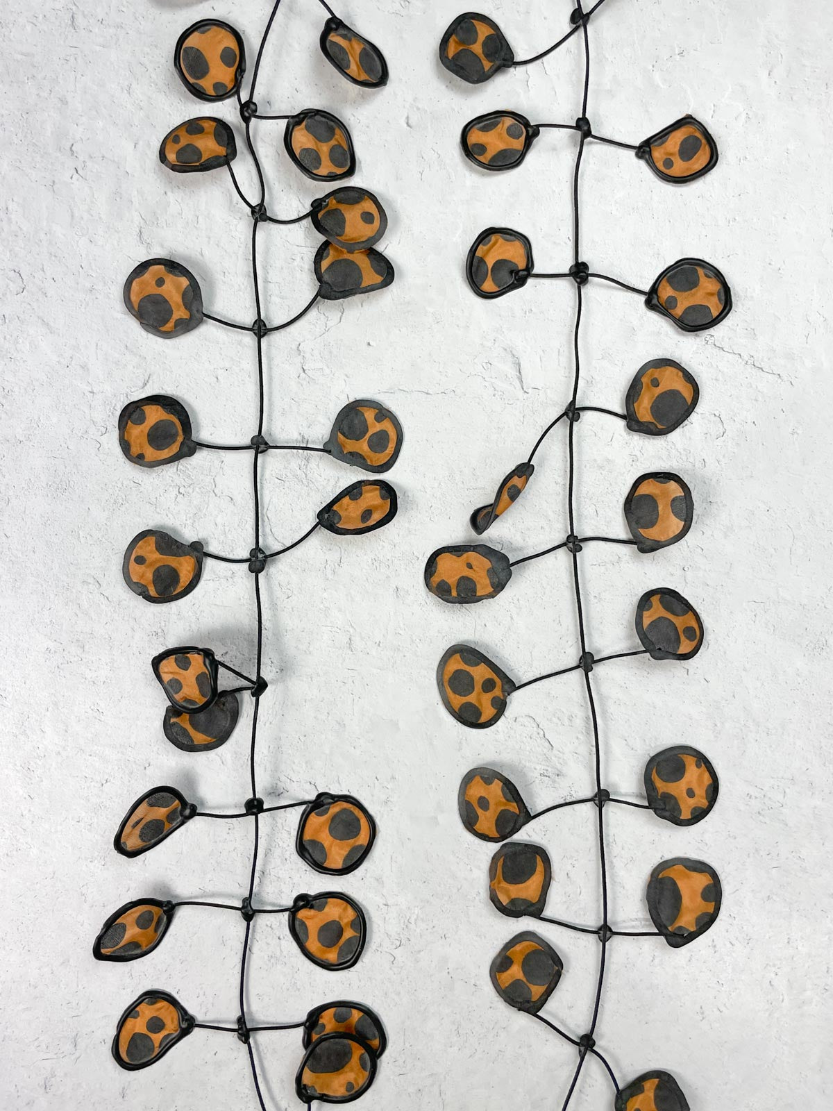 Annemieke Broenink Polka Dot Necklace, Caramel - Statement Boutique