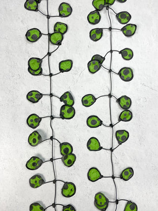 Annemieke Broenink Polka Dot Necklace, Lime - Statement Boutique