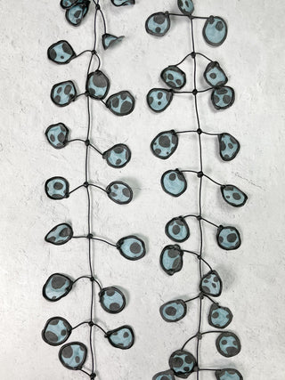 Annemieke Broenink Polka Dot Necklace, Powder Blue Indigo - Statement Boutique