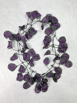 Annemieke Broenink Polka Dot Necklace, Purple - Statement Boutique