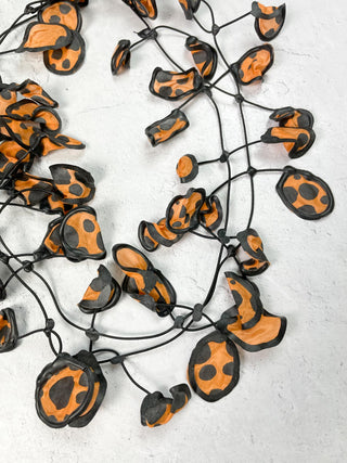 Annemieke Broenink Polka Dot Necklace, Saffron - Statement Boutique