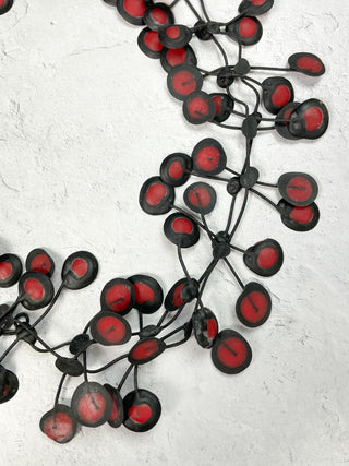 Annemieke Broenink Pop Necklace, Burgundy DD - Statement Boutique