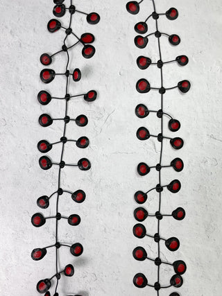 Annemieke Broenink Pop Necklace, Burgundy DD - Statement Boutique