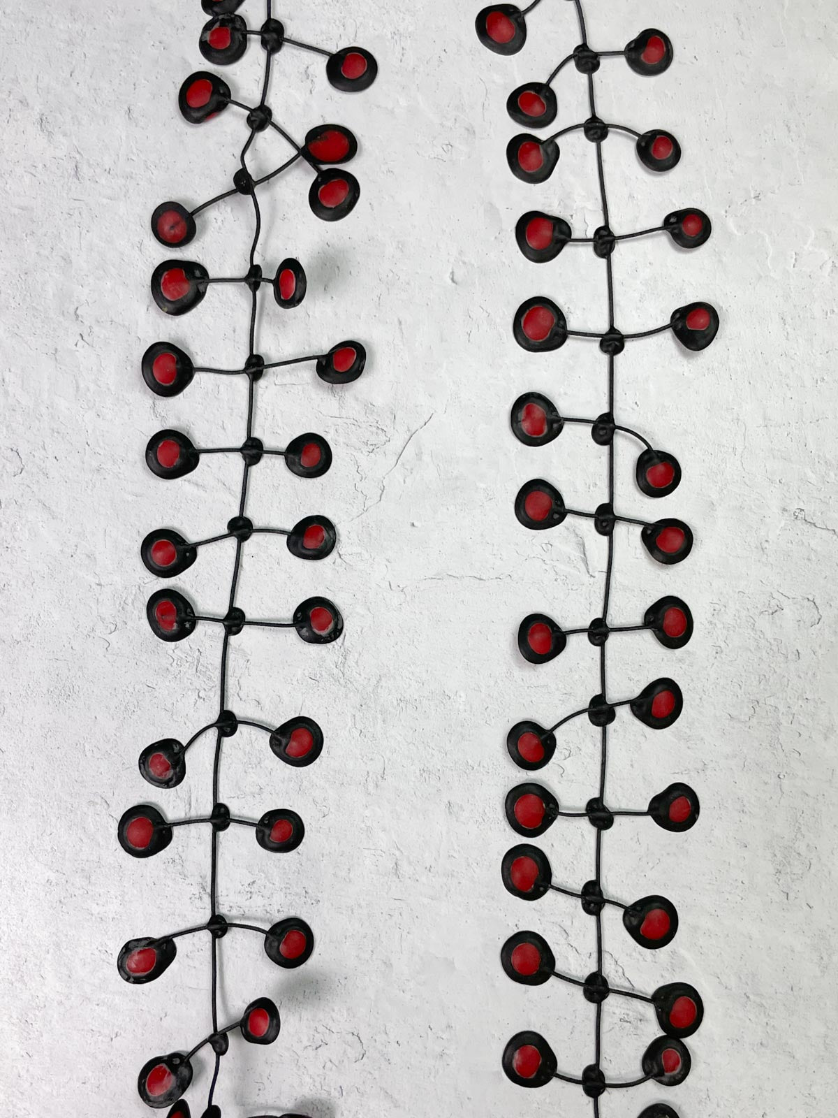 Annemieke Broenink Pop Necklace, Burgundy DD - Statement Boutique