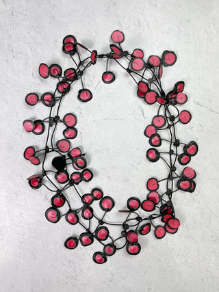 Annemieke Broenink Pop Necklace, Magenta DD - Statement Boutique