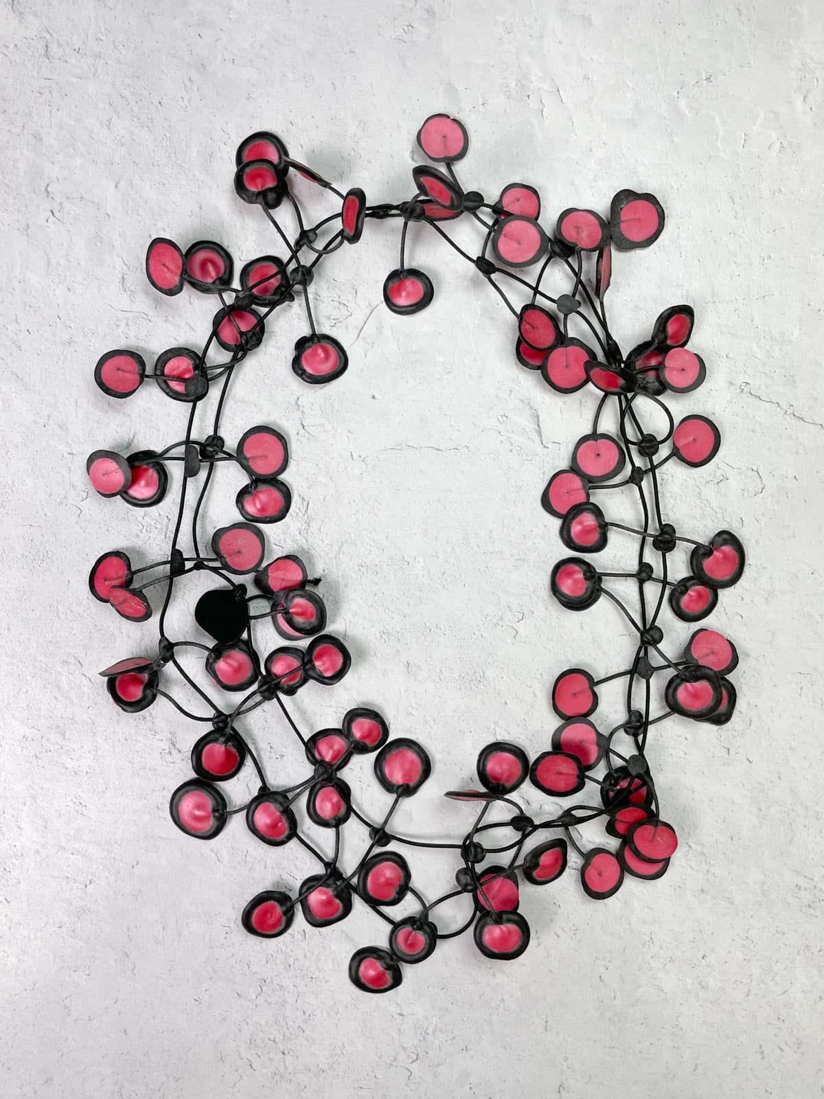 Annemieke Broenink Pop Necklace, Magenta DD - Statement Boutique