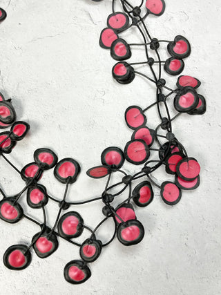 Annemieke Broenink Pop Necklace, Magenta DD - Statement Boutique