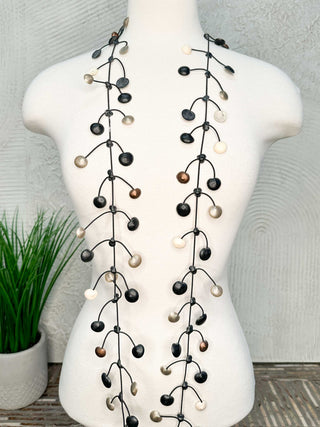 Annemieke Broenink Pop Necklace, Mouse Grey - Statement Boutique
