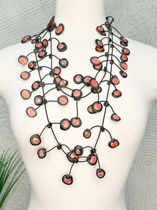 Annemieke Broenink Pop Necklace, Pumpkin DD - Statement Boutique