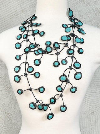 Pop Necklace, Turquoise DD