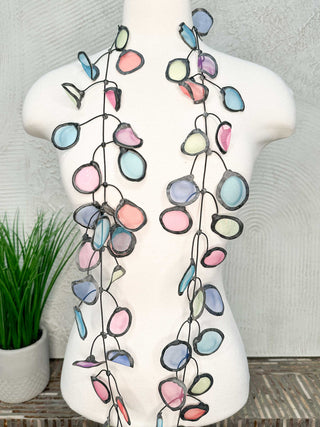Annemieke Broenink Sheer Fabric Necklace, Happy - Statement Boutique