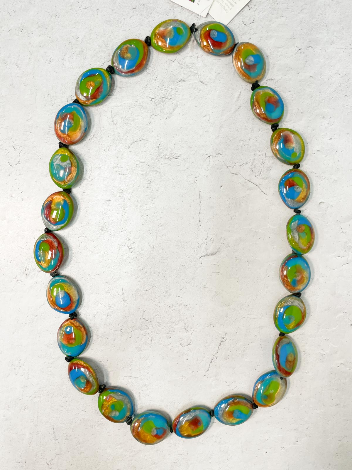 Atelier 1701 Long Ovals Necklace, Earth - Statement Boutique