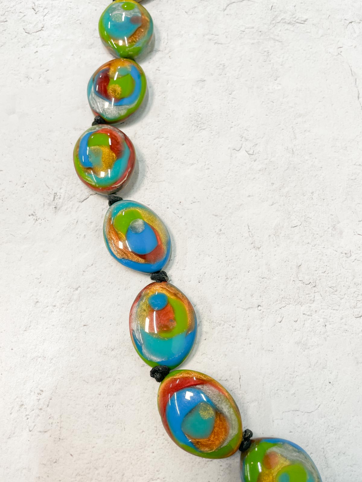 Atelier 1701 Long Ovals Necklace, Earth - Statement Boutique