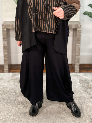 Seamed Balloon Pant, Black