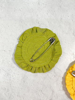 Bread & Butter Flower Pin, Lime - Statement Boutique