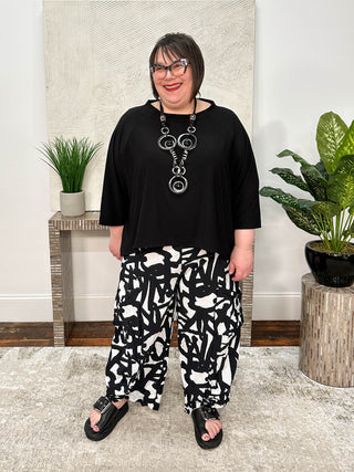 European Crush Birdie Pant, Script