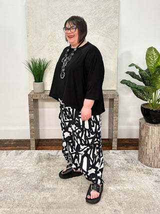 European Crush Birdie Pant, Script