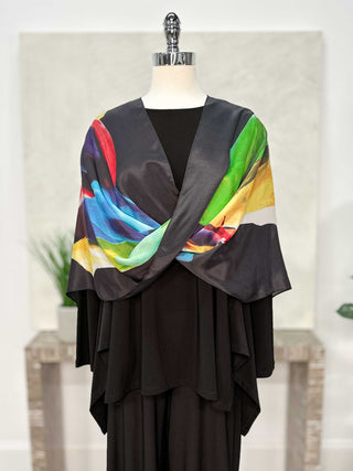 Silk Frida Poncho, Jubilee
