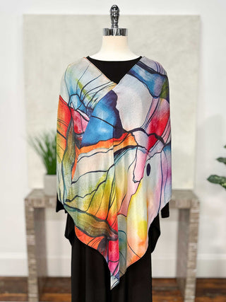 Silk Frida Poncho, Conscious