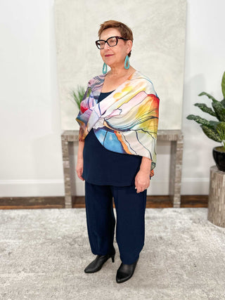 Silk Frida Poncho, Conscious
