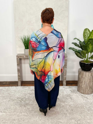 Silk Frida Poncho, Conscious