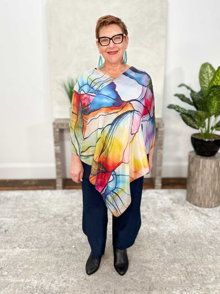 Silk Frida Poncho, Conscious