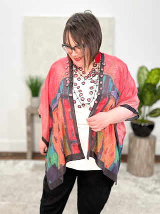 Silk Long Kimono, House in Munich