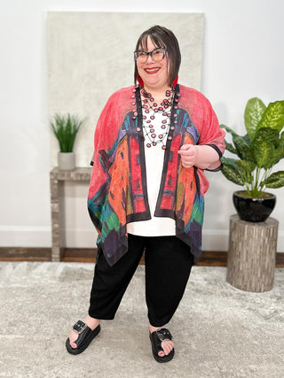 Cocoon House Silk Long Kimono, House in Munich - Statement Boutique
