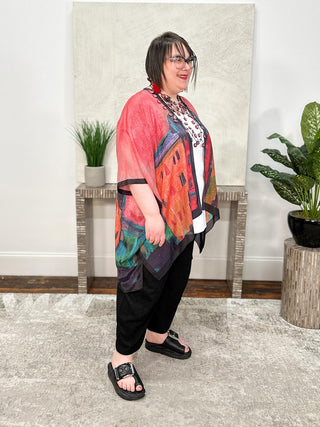 Cocoon House Silk Long Kimono, House in Munich - Statement Boutique