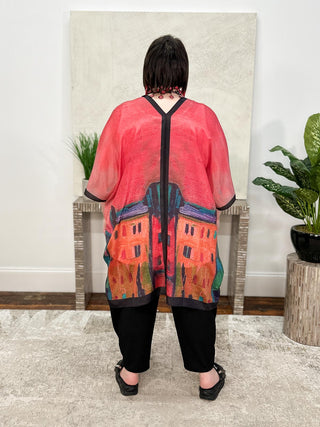 Cocoon House Silk Long Kimono, House in Munich - Statement Boutique