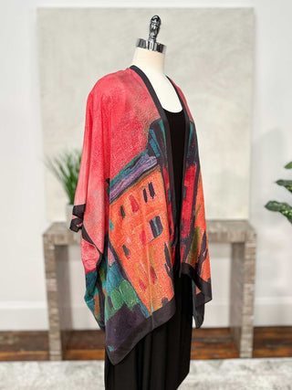 Cocoon House Silk Long Kimono, House in Munich - Statement Boutique