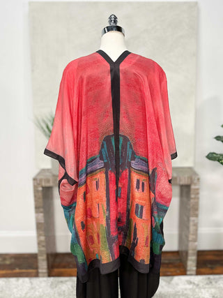 Cocoon House Silk Long Kimono, House in Munich - Statement Boutique