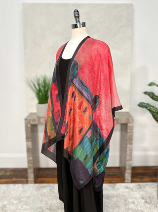 Cocoon House Silk Long Kimono, House in Munich - Statement Boutique