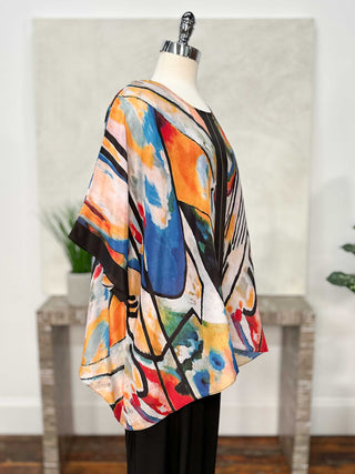 Silk Long Tunic, Composition IV