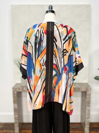 Silk Long Tunic, Composition IV