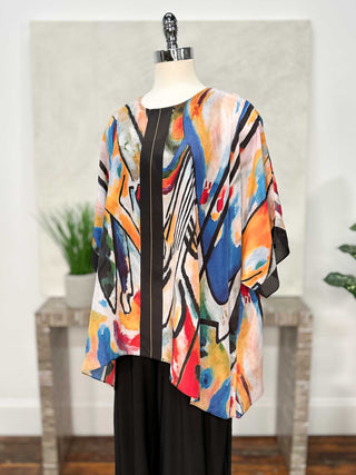Silk Long Tunic, Composition IV