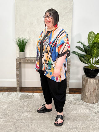 Silk Long Tunic, Composition IV
