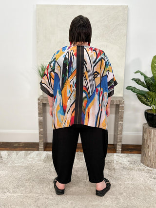 Silk Long Tunic, Composition IV