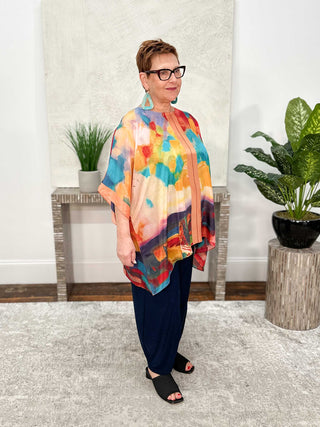 Cocoon House Silk Long Tunic, Felicity - Statement Boutique