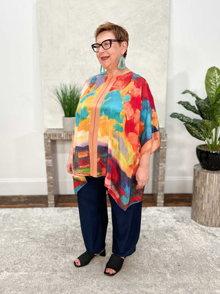 Cocoon House Silk Long Tunic, Felicity - Statement Boutique