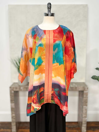 Cocoon House Silk Long Tunic, Felicity - Statement Boutique