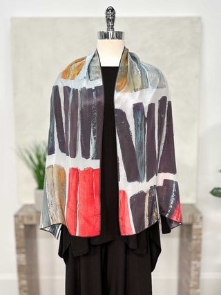 Cocoon House Silk Scarf, Libro - Statement Boutique