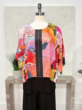 Cocoon House Silk Short Top, Parfait - Statement Boutique