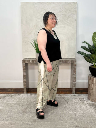 Cynthia Ashby Knit Tank, Black - Statement Boutique