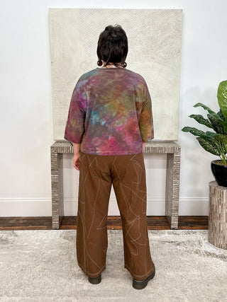 Ursa Denim Pants, Saddle