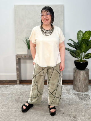 Cynthia Ashby Spring Tee, Parchment - Statement Boutique