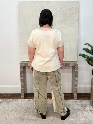 Cynthia Ashby Spring Tee, Parchment - Statement Boutique