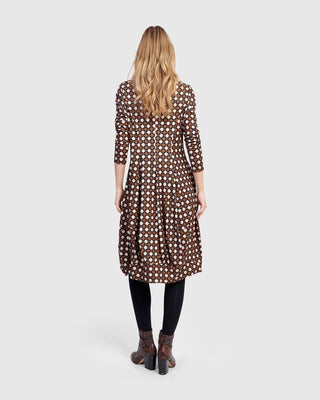 Alembika Dolly Cocoon Dress, Groove - Statement Boutique