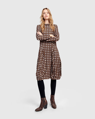 Alembika Dolly Cocoon Dress, Groove - Statement Boutique