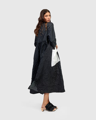 Alembika Urban Contrast Pocket Dress, Mono - Statement Boutique